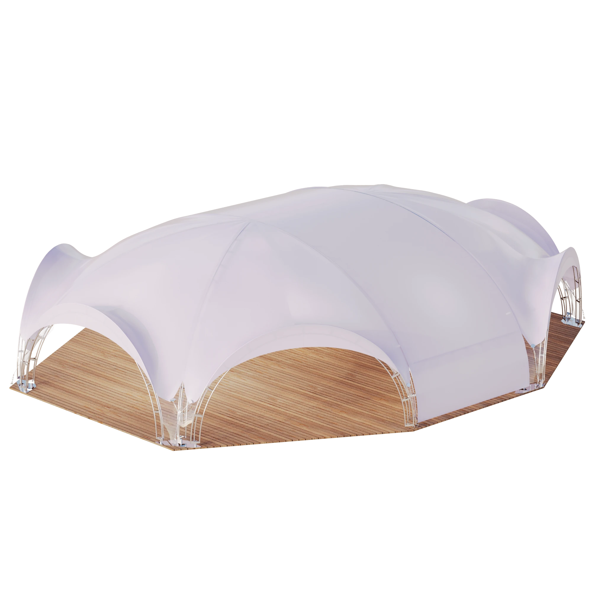 Арочный шатёр 20х17 — 260 м²