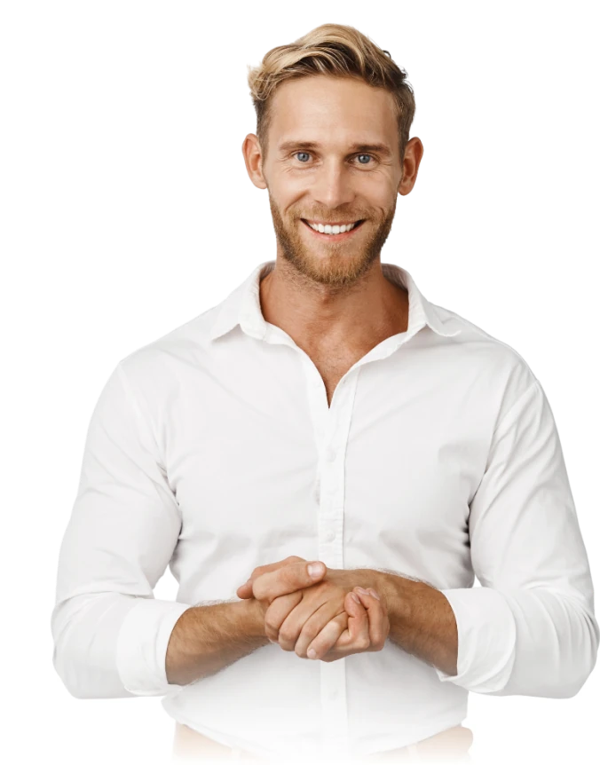 Confident young businessman