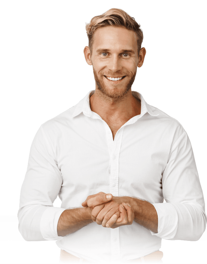 Confident young businessman