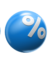 Ball PERCENT RED