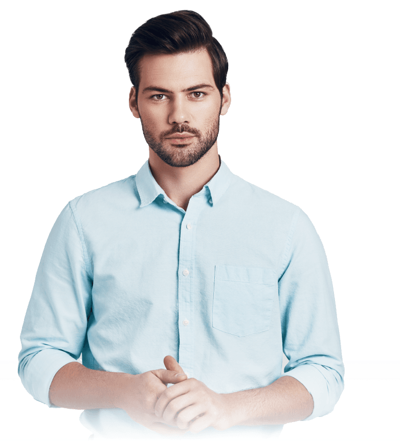 Confident young businessman
