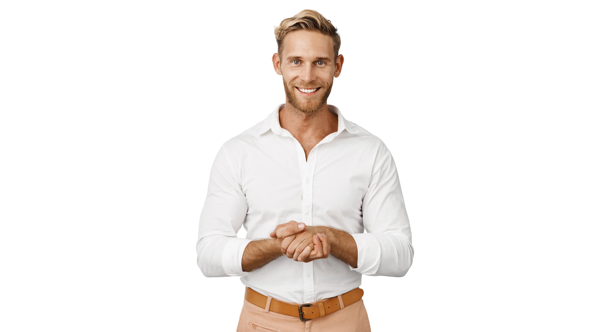 Confident young businessman